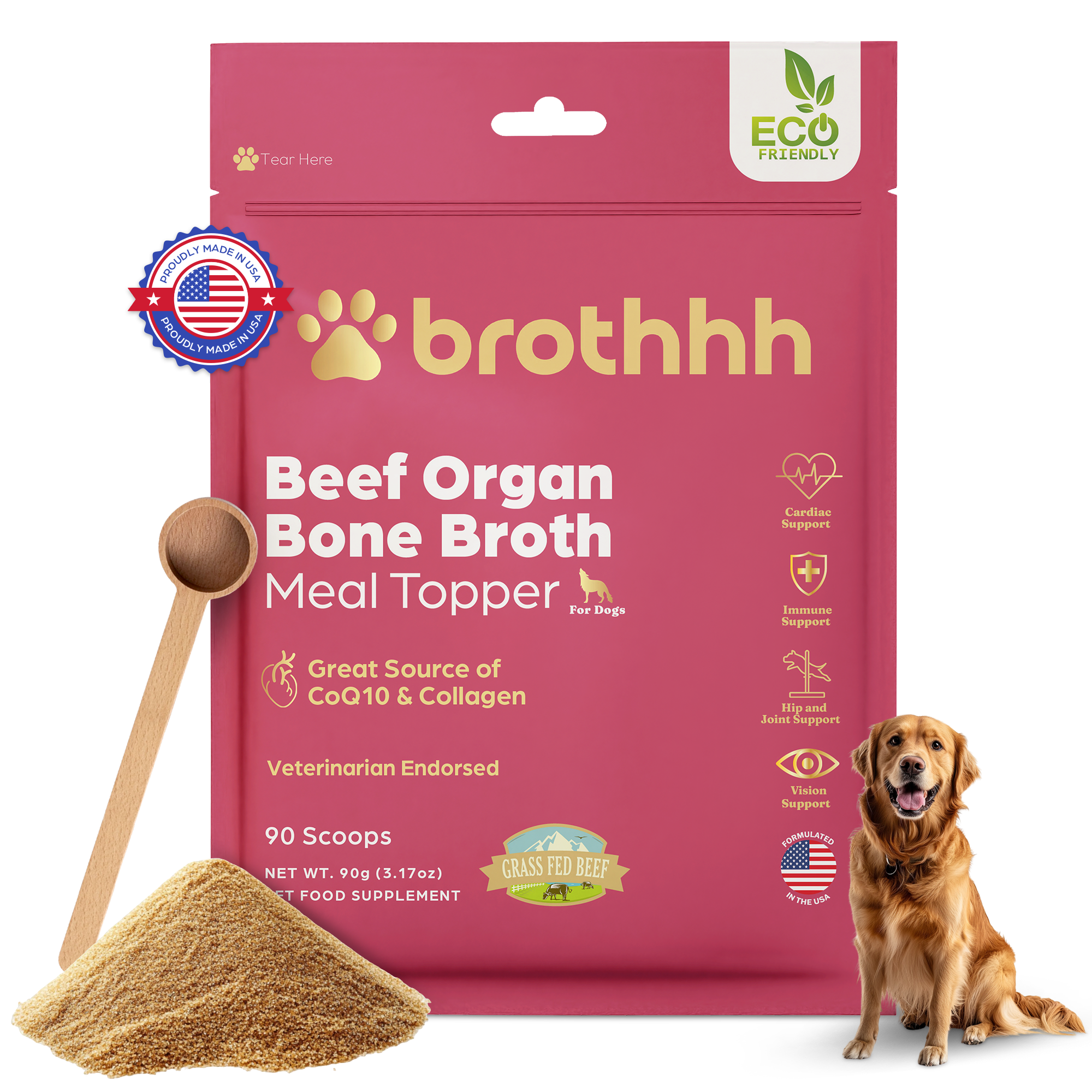 Meal-Topper - Beef Organ Bone Broth Complex for Dogs