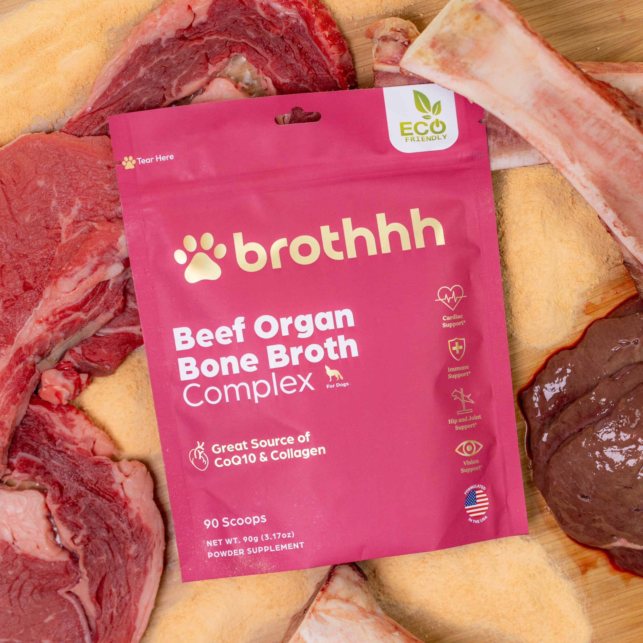 Meal Topper - Beef Organ Bone Broth Complex for Dogs