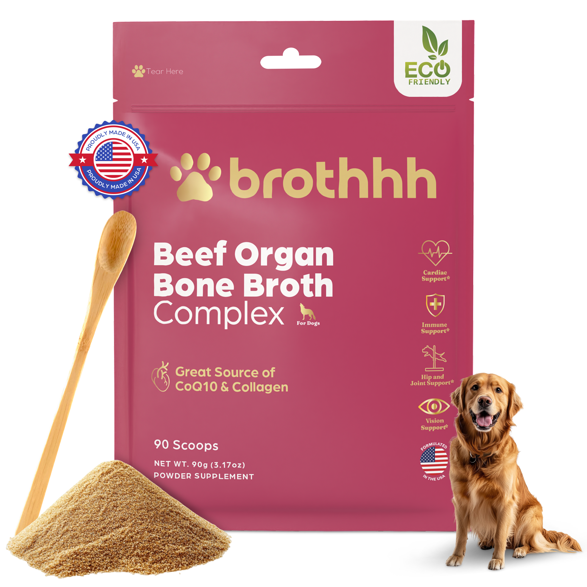 Meal Topper - Beef Organ Bone Broth Complex for Dogs